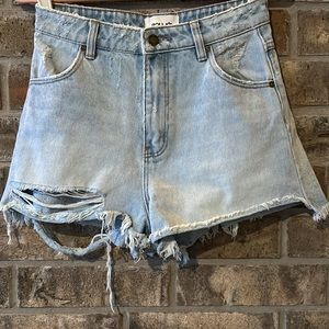 Rollas Denim Cutoff Shorts